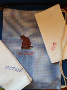 Kindergarten Schusackerl und Servietten