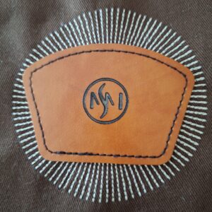 Lederpatch MSM auf Schürze