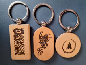 Schlüsselanhänger Holz